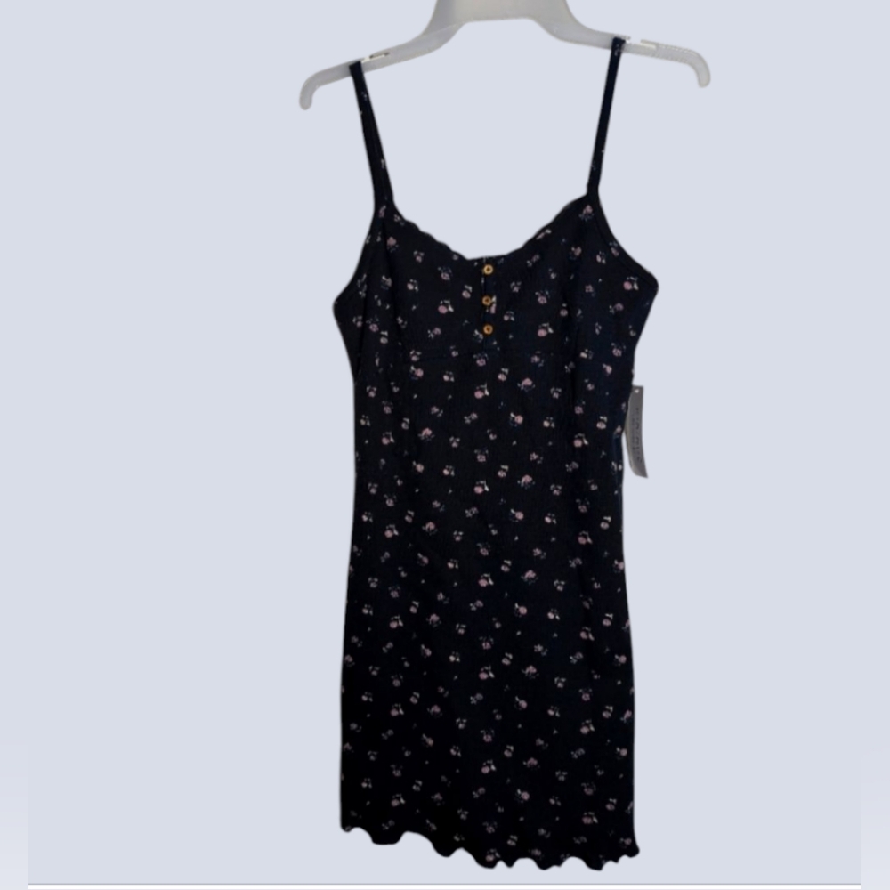 Floral woman mini dress